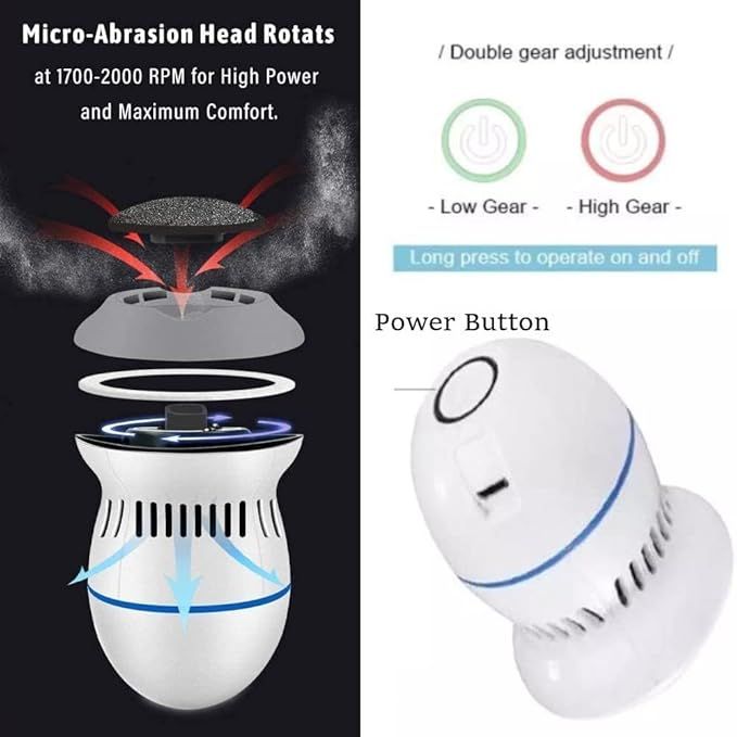 Electric Callus Remover – Rechargeable Foot File for Smooth Heels | UAE
