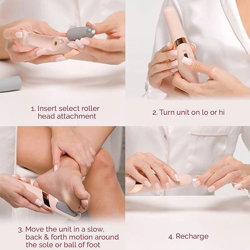 Electric Pedicure Foot File – Callus & Dead Skin Remover | UAE Beauty