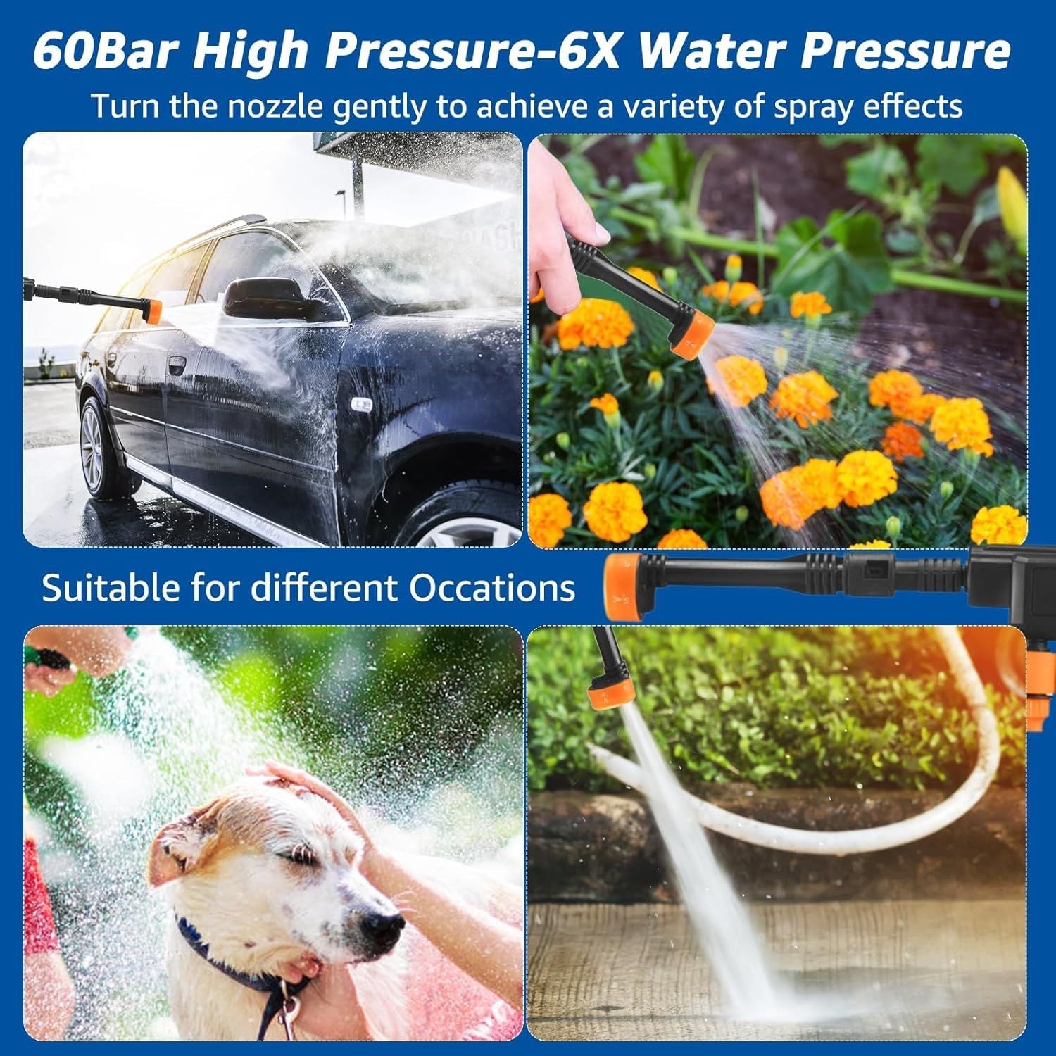 High Pressure Water Cleaning Gun – Powerful Jet Washer for Car & Garden | UAE