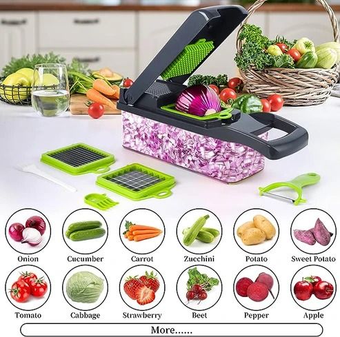 Vegetable Cutter Chopper & Slicer – Multi-Function